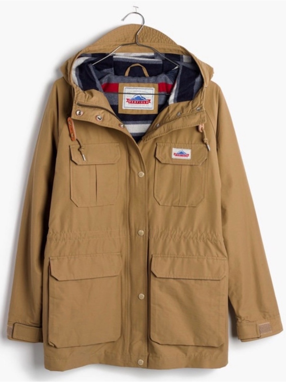 Madewell X Penfield Kasson Parka In Tan Small